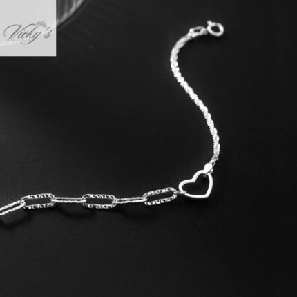 Pulsera con cordón romántico