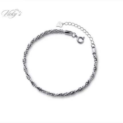 Pulsera de cuentas trenzadas
