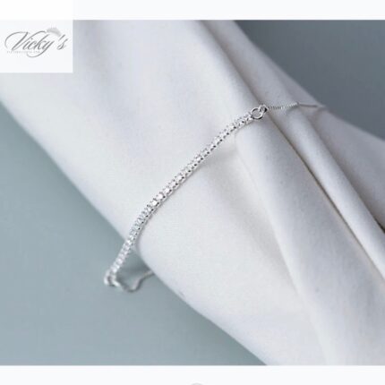 pulsera geométrica circonita